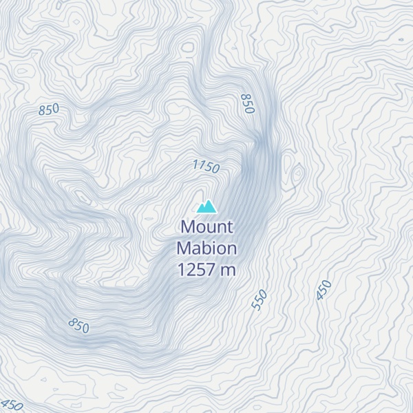Map of Mount Mabion