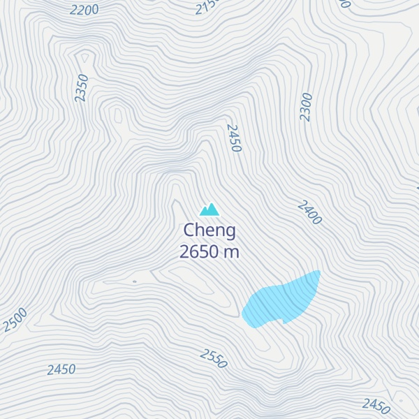 Map of Cheng