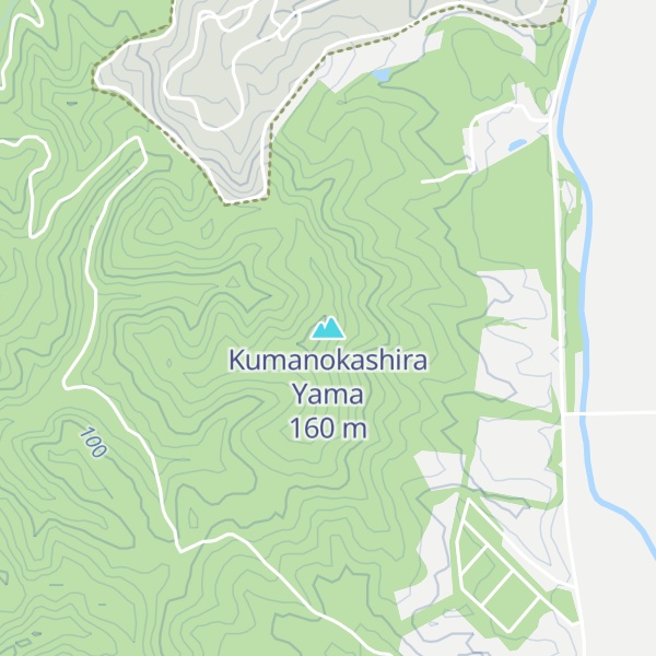 Map of Kumanokashira Yama
