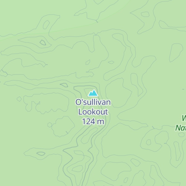 Map of O'sullivan Lookout