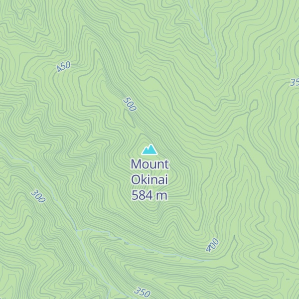 Map of Mount Okinai