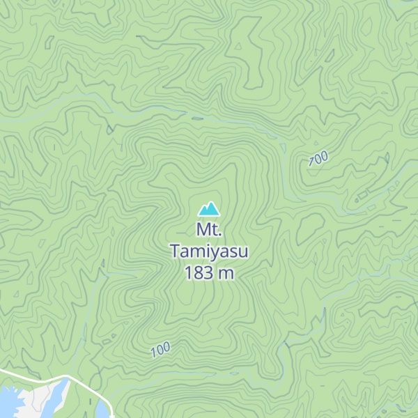 Map of Mt. Tamiyasu