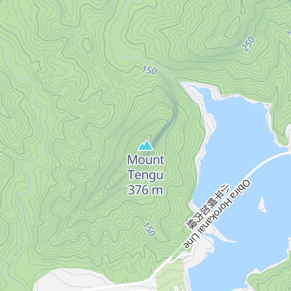 Map of Mount Tengu