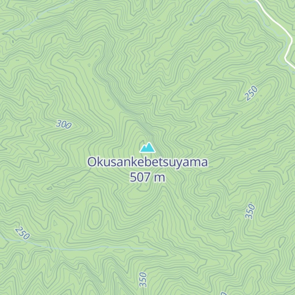 Map of Okusankebetsuyama