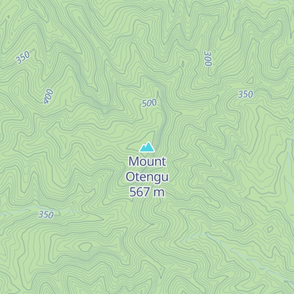 Map of Mount Otengu