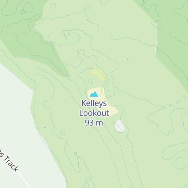 Map of Kelleys Lookout