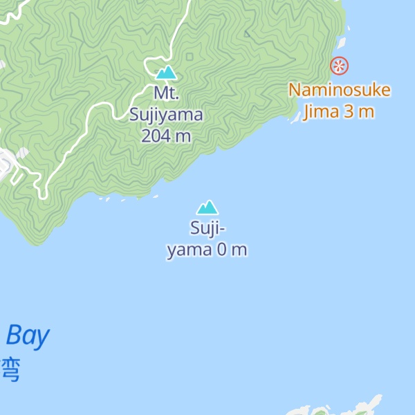 Map of Suji-yama
