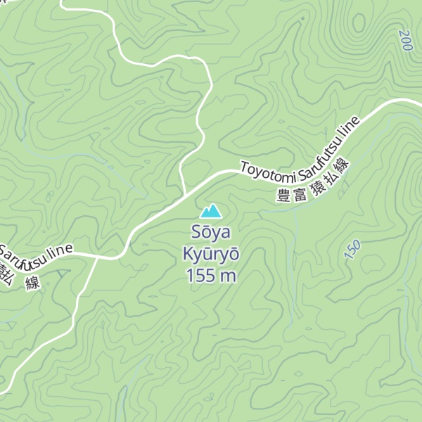 Map of Sōya Kyūryō
