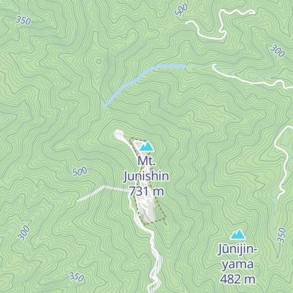 Map of Mt. Junishin