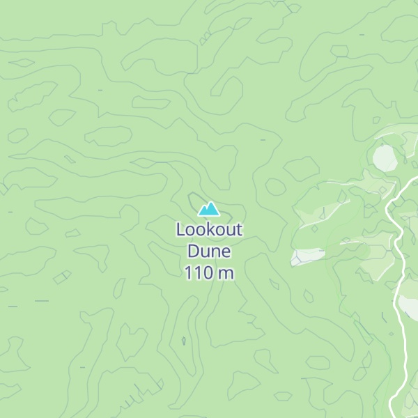 Map of Lookout Dune
