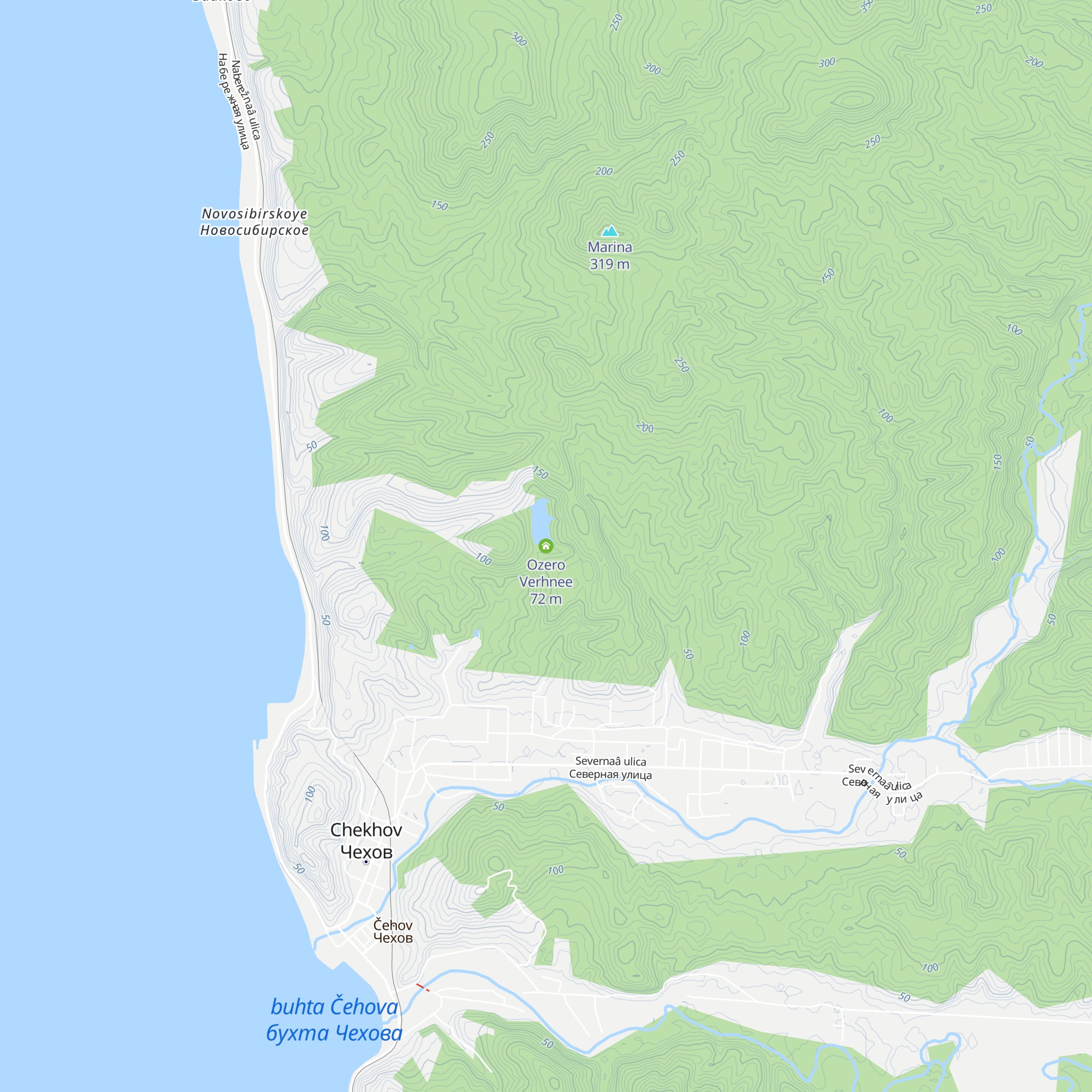 Ozero Verhnee map