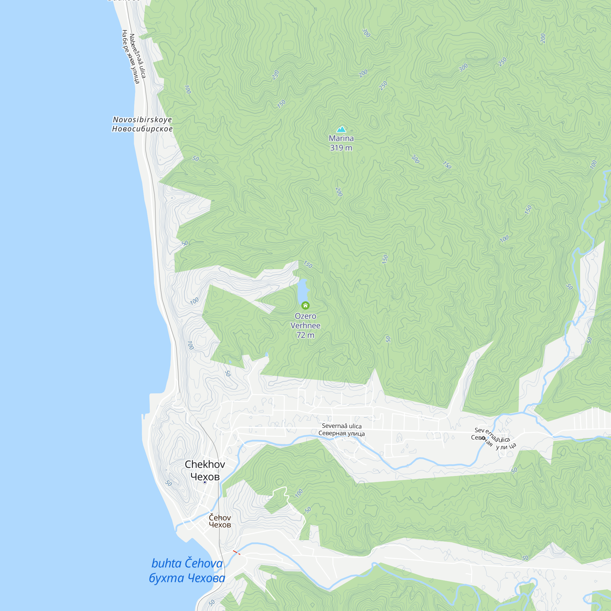 Ozero Verhnee map