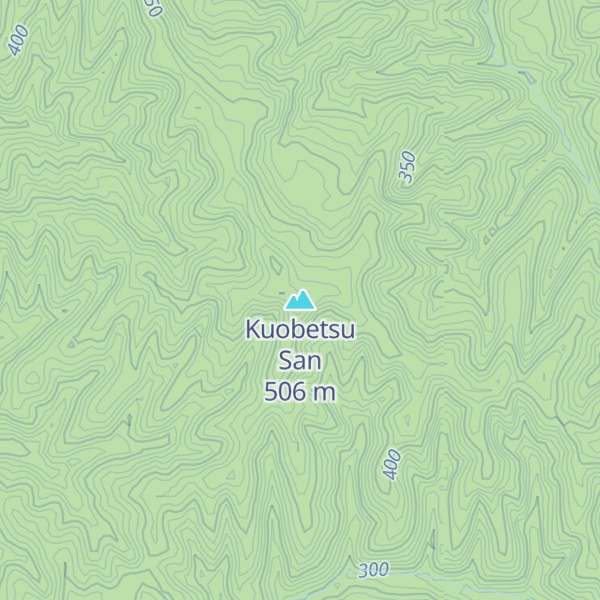 Map of Kuobetsu San
