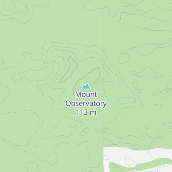 Map of Mount Observatory