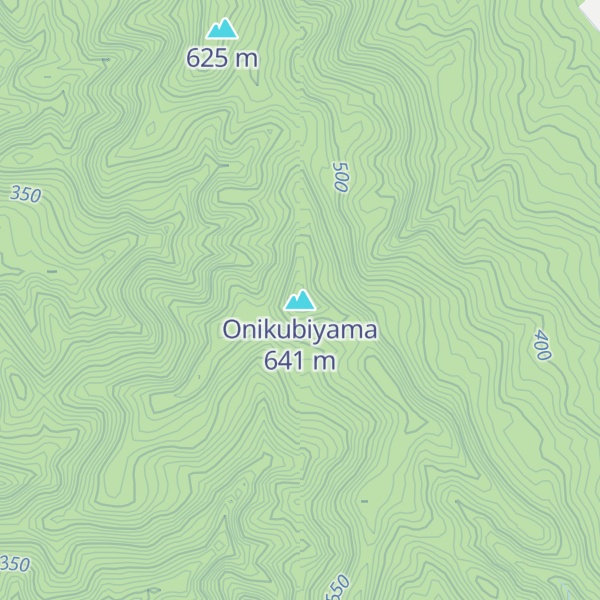 Map of Onikubiyama