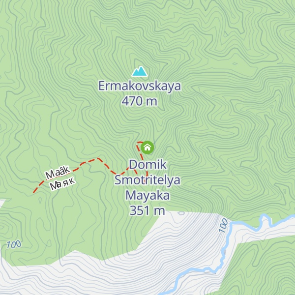 Map of Domik Smotritelya Mayaka