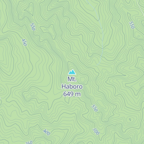 Map of Mt. Haboro