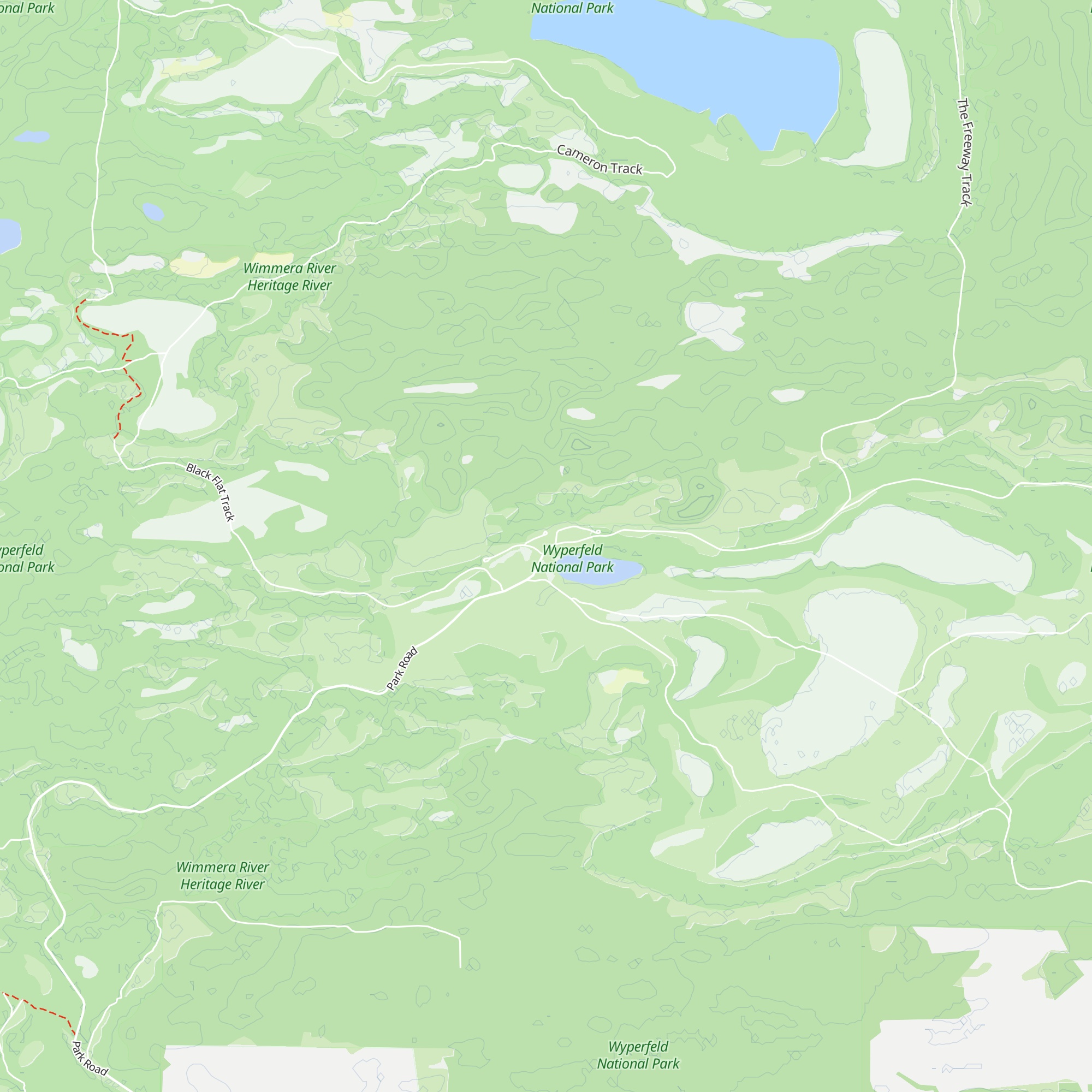 Wonga Hut map