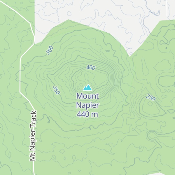 Map of Mount Napier