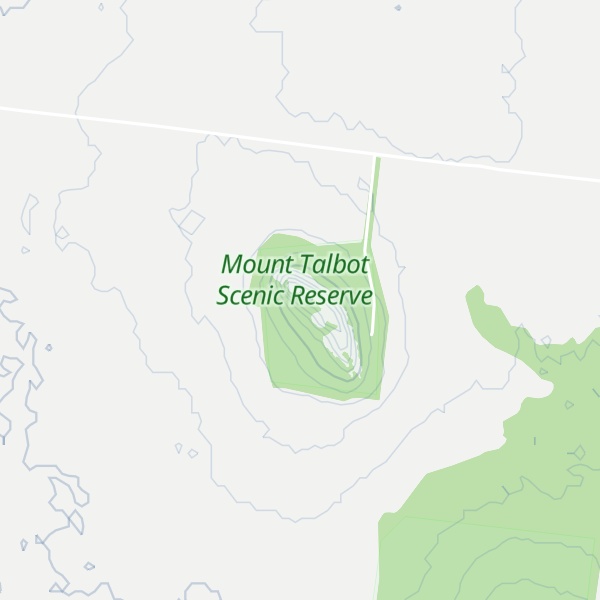 Map of Mount Talbot