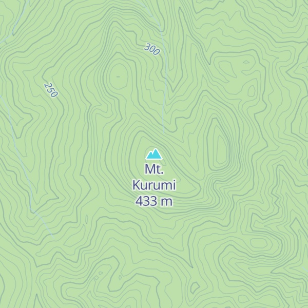 Map of Mt. Kurumi
