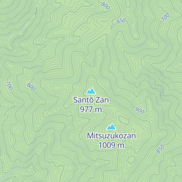 Map of Santō Zan