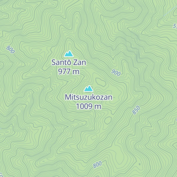 Map of Mitsuzukozan