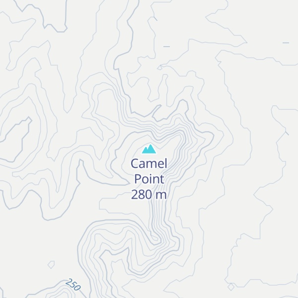 Map of Camel Point