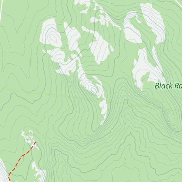 Map of North Burranj Range