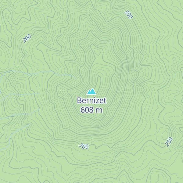 Map of Bernizet