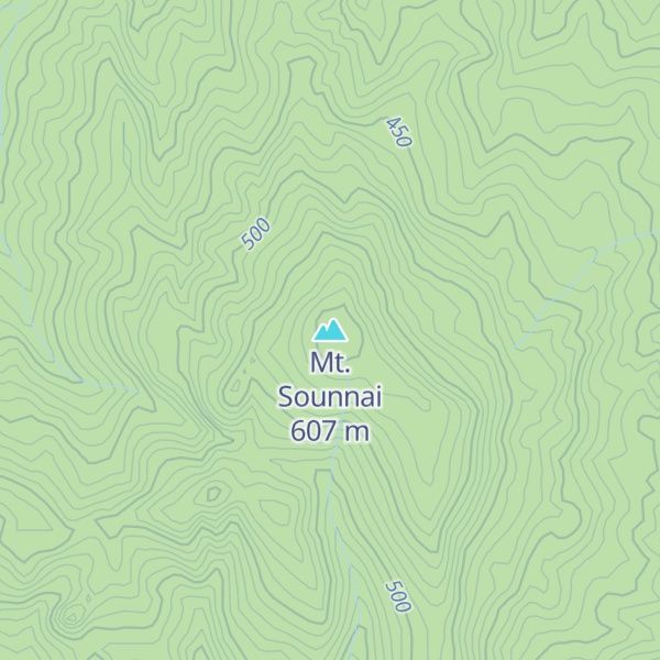 Map of Mt. Sounnai