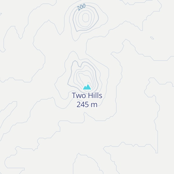 Map of Two Hills