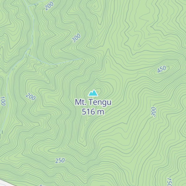 Map of Mt. Tengu
