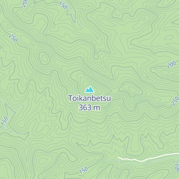 Map of Toikanbetsu