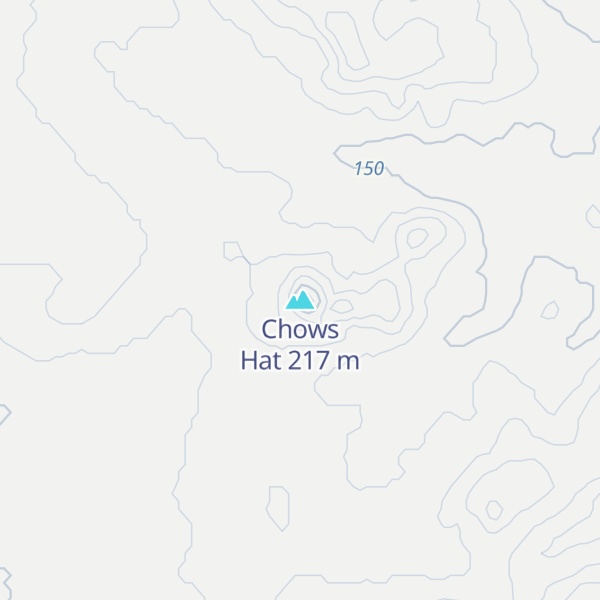 Map of Chows Hat