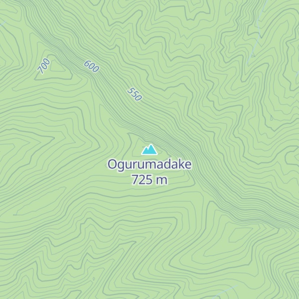 Map of Ogurumadake
