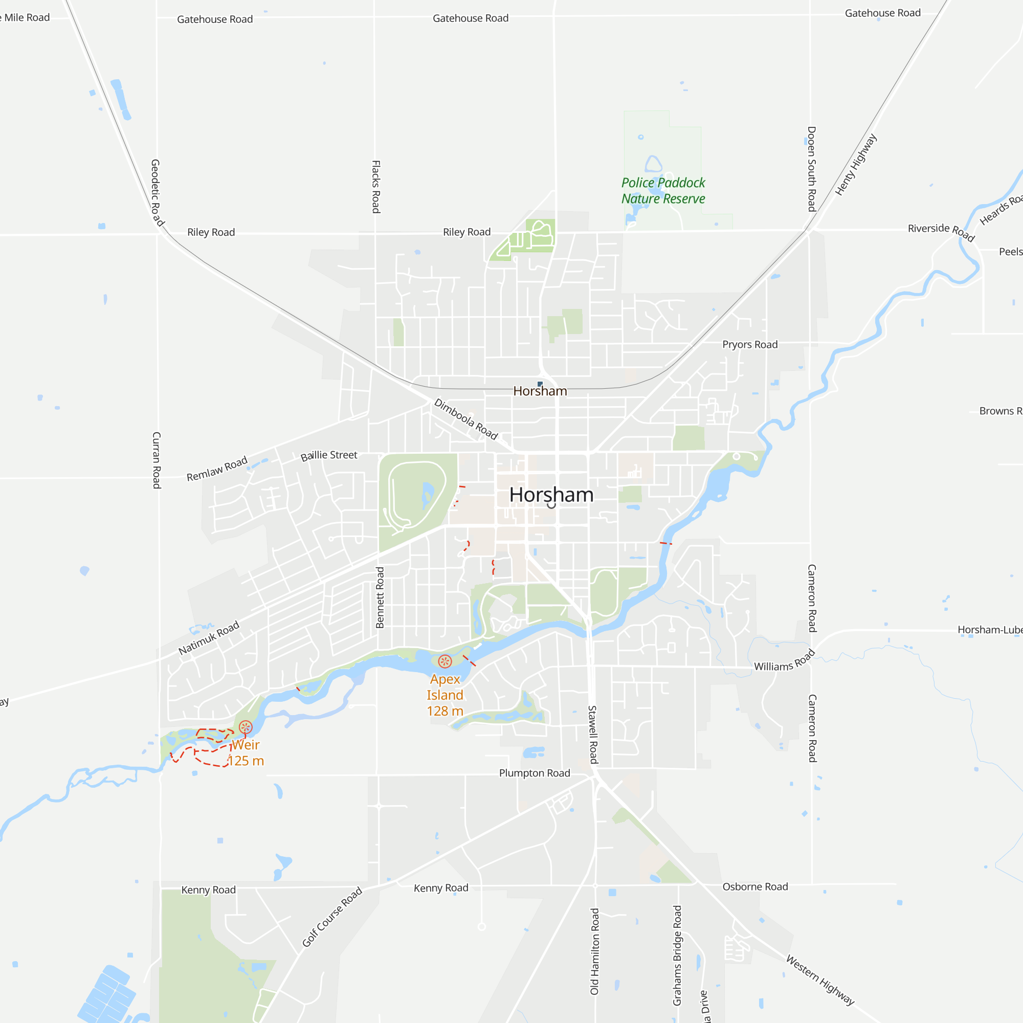 Horsham and Grampians Visitor Information Centre map