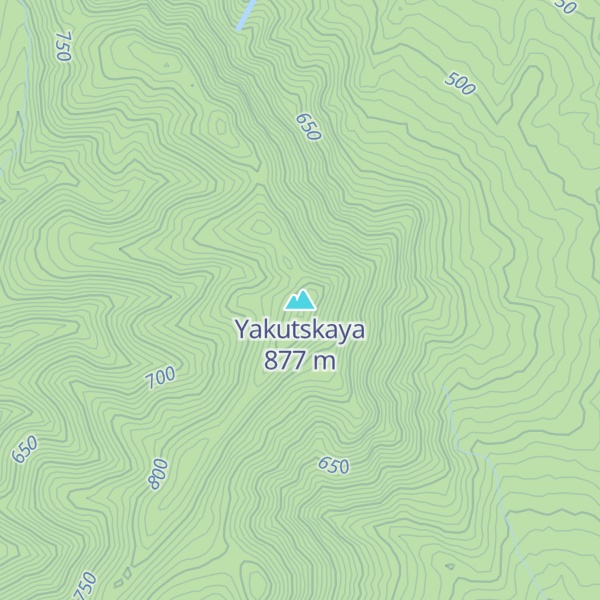 Map of Yakutskaya