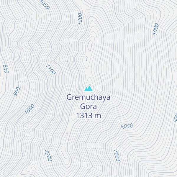 Map of Gremuchaya Gora