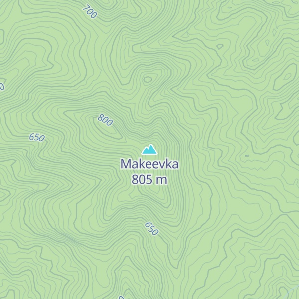 Map of Makeevka