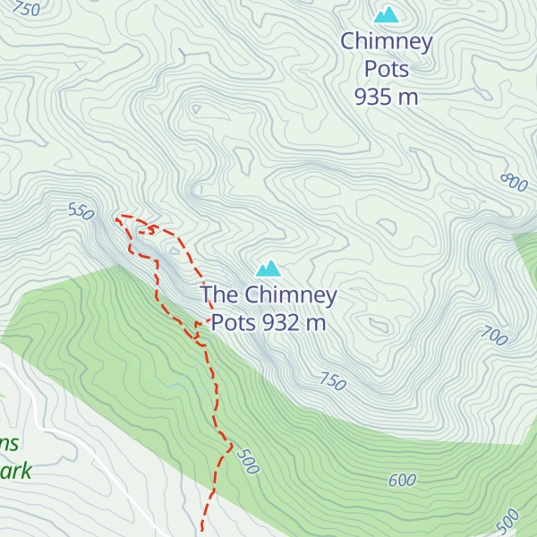 Map of The Chimney Pots