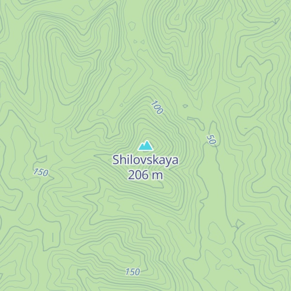 Map of Shilovskaya