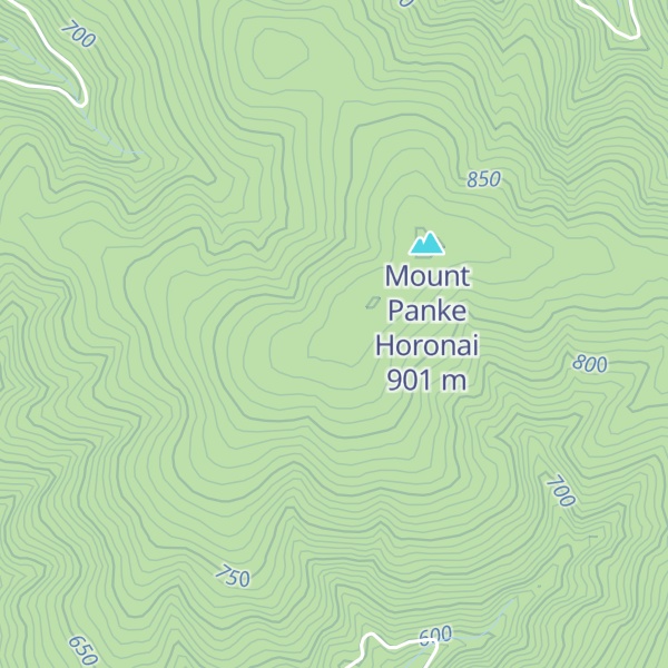 Map of Panke-horonai-yama