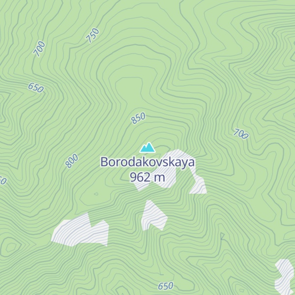 Map of Borodakovskaya