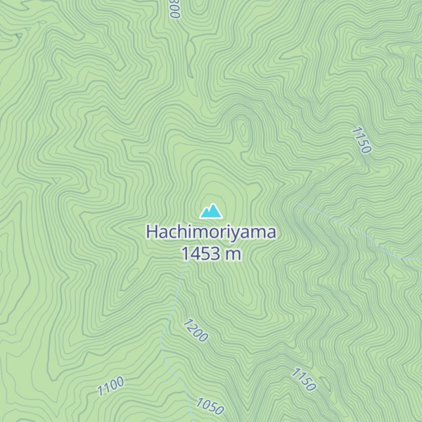 Map of Hachimoriyama