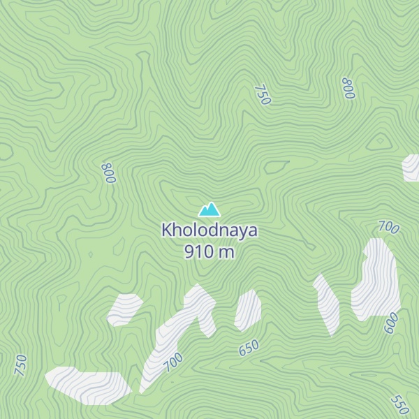 Map of Kholodnaya