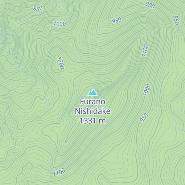 Map of Furano Nishidake
