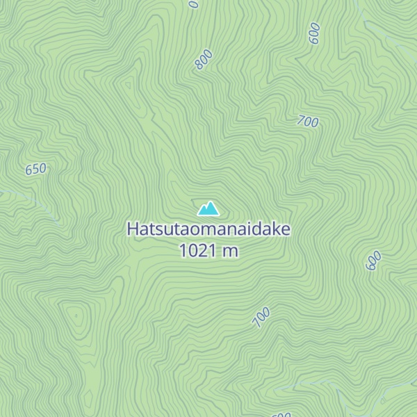 Map of Hatsutaomanaidake