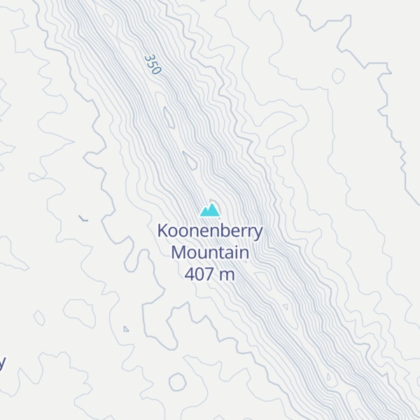 Map of Koonenberry Mountain