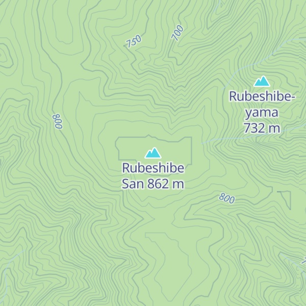 Map of Rubeshibe San